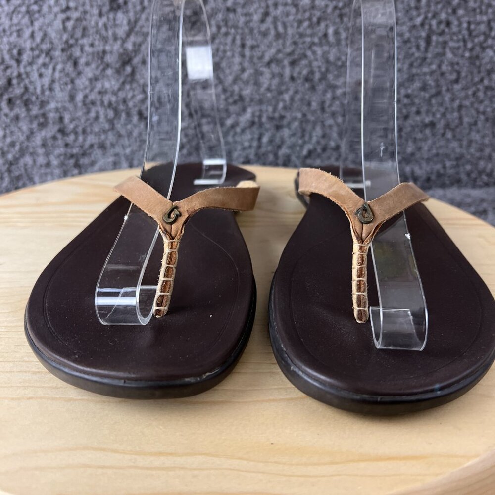 OluKai Brown Tan Sandals - Picture 3 of 9
